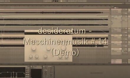 Neuer Track: Maschinenmusik # 14 (Demo)